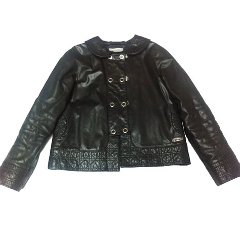 dior leather jacket made in mrxico vintage|Vintage Dior Jacket .